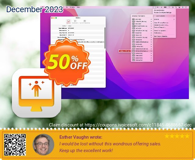 Display Maestro discount 50% OFF, 2024 Memorial Day promo. Display Maestro MAC coupon