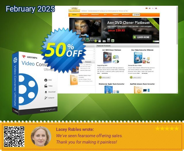 Any Video Converter Ultimate discount 50% OFF, 2024 World Heritage Day promo sales. Redirect coupon Product Avangate from Anymp4