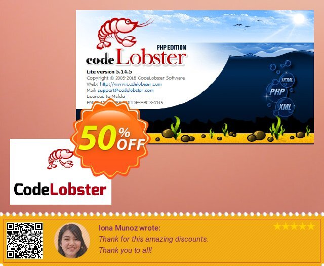 CodeLobster PHP Edition PRO discount 50% OFF, 2024 April Fools' Day discounts. 70% discount for Professional version