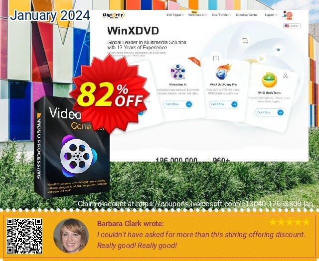 VideoProc Converter Lifetime discount 82% OFF, 2024 Hug Day offering sales. Back to School Offer