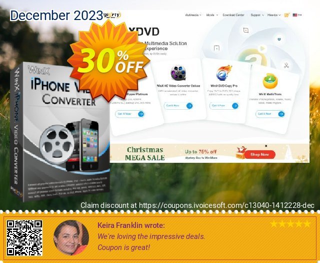 WinX iPhone Video Converter discount 30% OFF, 2023 Valentine's Day offering sales. WinX iPhone Video Converter fearsome deals code 2023