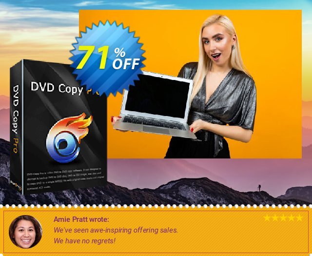 WinX DVD Copy Pro Lifetime License 惊人的 产品销售 软件截图