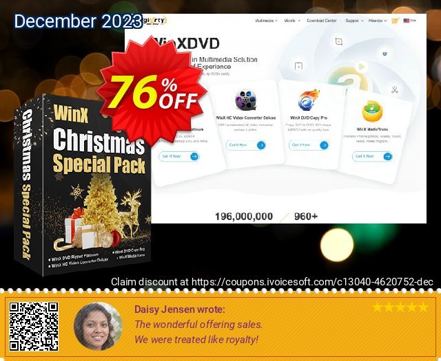 WinX Christmas Special Pack | for 1 PC umwerfende Verkaufsförderung Bildschirmfoto