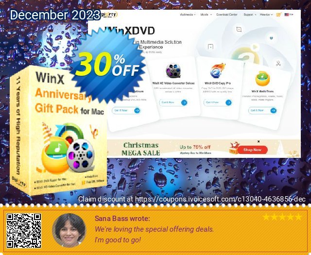 WinX Anniversary Pack for Mac 素晴らしい セール スクリーンショット