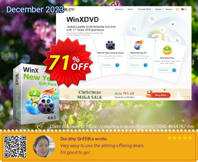 WinX New Year Special Pack (for 2-5 PCs) 令人敬畏的 销售折让 软件截图