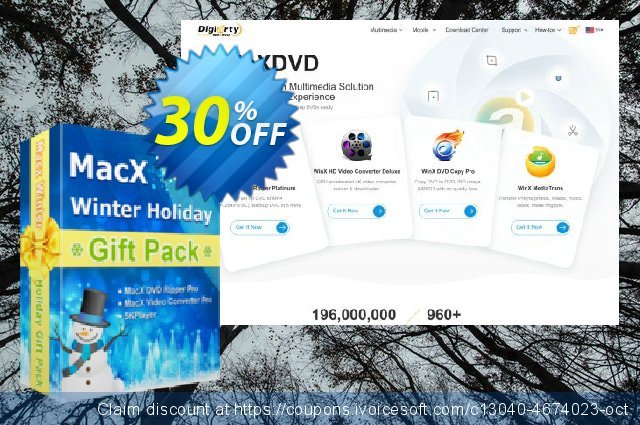 MacX Winter Holiday Gift Pack Exzellent Ermäßigung Bildschirmfoto