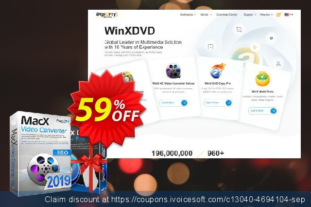 MacX Family Video Pack discount 65% OFF, 2022 Spring offering sales. 59% OFF MacX Family Video Pack, verified