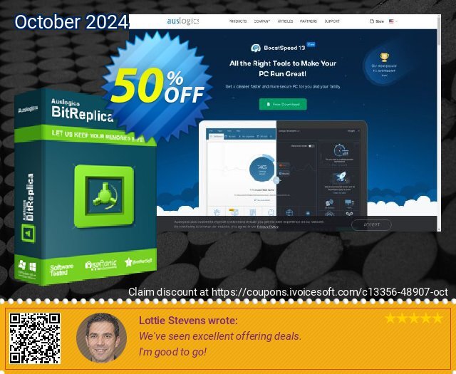 Auslogics BitReplica discount 50% OFF, 2024 ​Spooky Day offering deals. 50% OFF Auslogics BitReplica, verified