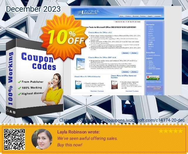 Classic Menu for Access discount 10% OFF, 2024 Labour Day offering discount. Add-in tools coupon (14174)
