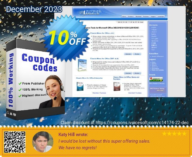 Classic Menu for Outlook discount 10% OFF, 2024 Easter Day offering sales. Add-in tools coupon (14174)