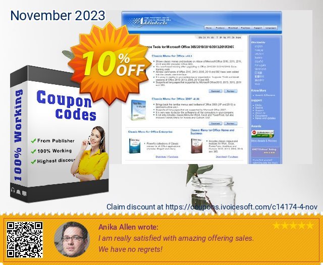 Classic Menu for Office 2007 discount 10% OFF, 2024 Spring offering deals. Add-in tools coupon (14174)
