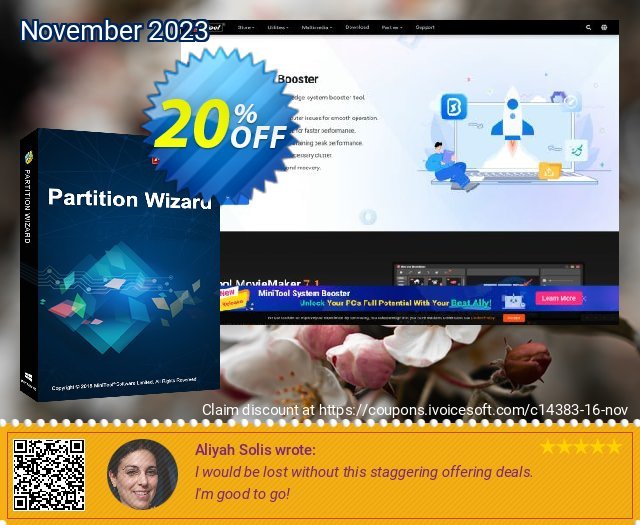 MiniTool Partition Wizard Server (Lifetime upgrade) discount 20% OFF, 2022 St. Patrick's Day discounts. 20% off