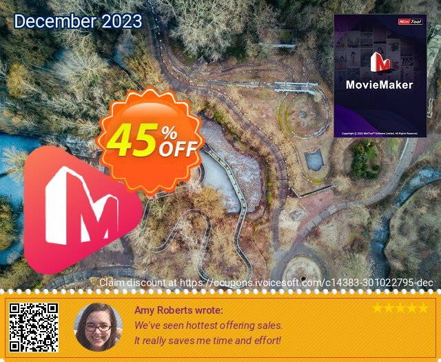MiniTool MovieMaker beeindruckend Preisnachlässe Bildschirmfoto
