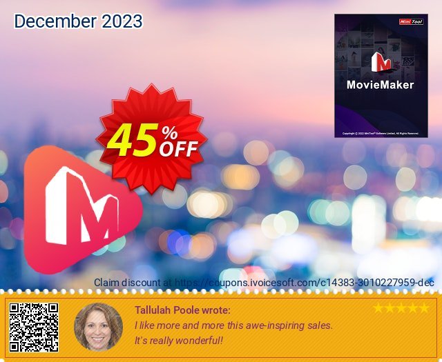 MiniTool MovieMaker Annual Subscription eksklusif penawaran waktu Screenshot