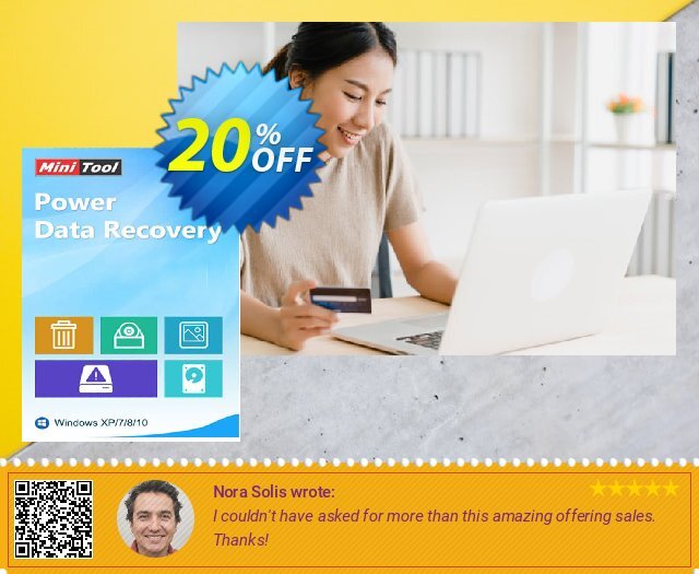 MiniTool Power Data Recovery (Business Standard) discount 20% OFF, 2024 April Fools' Day offering sales. 20% off