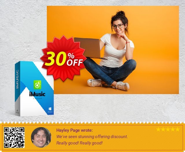 iMusic discount 30% OFF, 2024 Easter Day offering discount. iMusic special promo code 2024