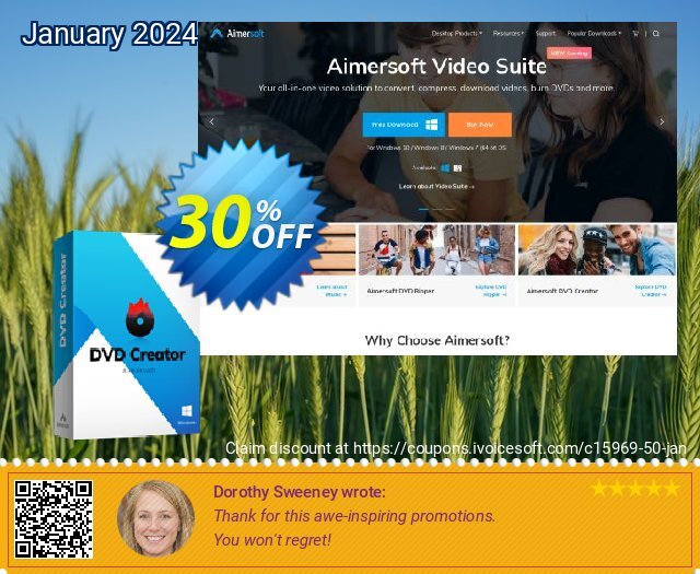 Aimersoft DVD Creator mengagetkan deals Screenshot