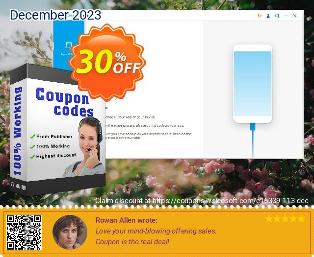 iSkysoft Data Eraser for Mac wundervoll Verkaufsförderung Bildschirmfoto