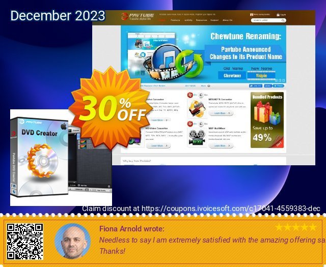 Pavtube DVD Creator for Mac gemilang penawaran promosi Screenshot