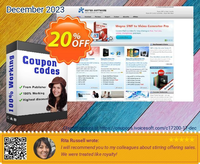 Moyea SWF to iPhone Converter discount 20% OFF, 2023 Library Lovers Month offering discount. Moyea coupon codes (17200)