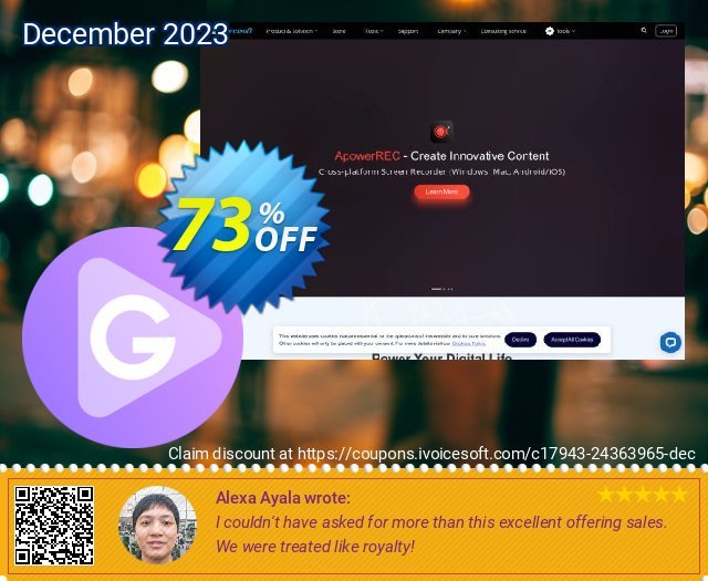 Apowersoft GIF (Quarterly Subscription) eksklusif sales Screenshot
