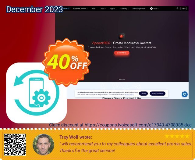 Apowersoft Phone Manager Pro Commercial License (Lifetime Subscription) discount 40% OFF, 2023 Rose Day offering sales. Apowersoft Phone Manager Pro Commercial License (Lifetime Subscription) awful discount code 2023