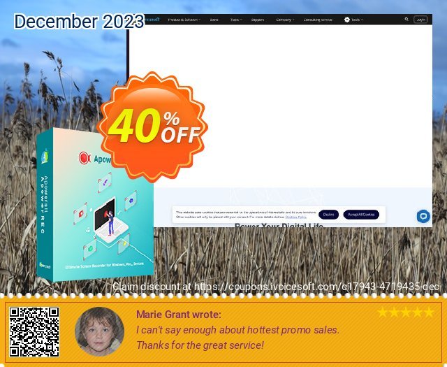 Apowersoft Screen Recorder Pro Family License discount 40% OFF, 2022 4th of July offer. Apowersoft Screen Recorder Pro Family License (Lifetime) Awesome offer code 2022