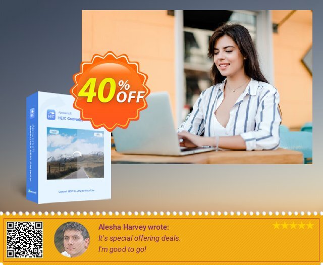 HEIC Converter Commercial License (Lifetime Subscription) discount 40% OFF, 2024 Spring offering deals. HEIC Converter Commercial License (Lifetime Subscription) excellent promotions code 2024