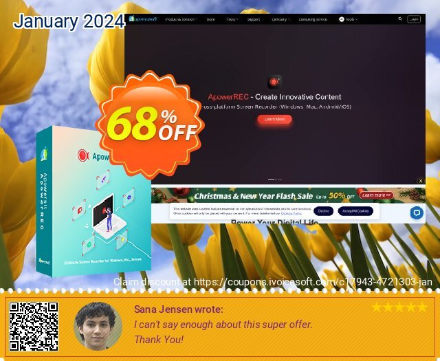 ApowerREC Lifetime baik sekali penawaran promosi Screenshot