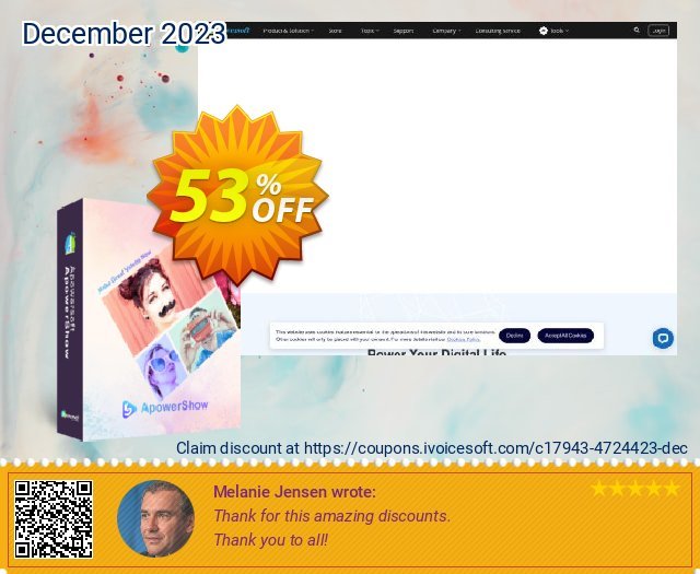 ApowerShow Business Yearly discount 53% OFF, 2024 Int' Nurses Day offering sales. ApowerShow Commercial License (Yearly Subscription) hottest promotions code 2024