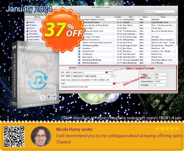 M4P to MP3 Converter for Mac Sonderangebote Ausverkauf Bildschirmfoto