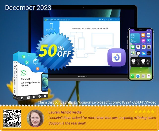 FoneLab - Whatsapp Transfer for iOS toll Promotionsangebot Bildschirmfoto