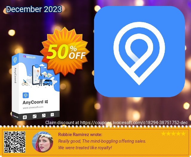 Aiseesoft AnyCoord - Lifetime/12 Devices Exzellent Sale Aktionen Bildschirmfoto
