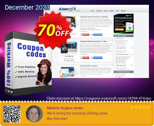 Get 70% OFF Aiseesoft WTV Converter deals
