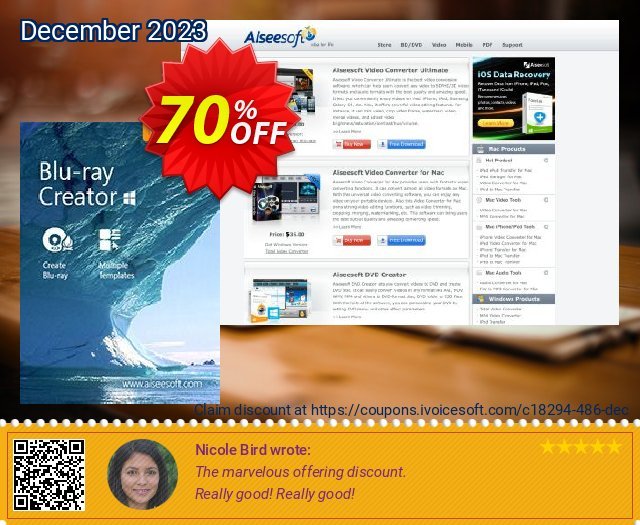 Aiseesoft Blu-ray Creator discount 70% OFF, 2023 Oceans Month discounts. Aiseesoft Blu-ray Creator formidable deals code 2023