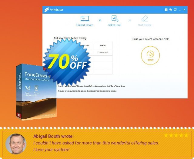 Aiseesoft FoneEraser discount 70% OFF, 2024 Spring offering sales. 70% OFF Aiseesoft FoneEraser, verified