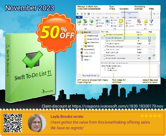 Swift To-Do List 11 discount 50% OFF, 2024 Library Lovers Month offering discount. 80% OFF Swift To-Do List 11, verified