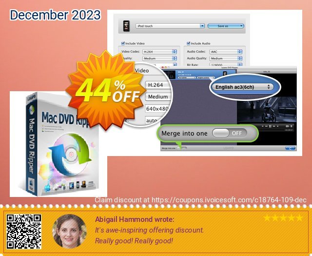 Leawo DVD Ripper for Mac Lifetime discount 44% OFF, 2024 World Backup Day offering sales. Leawo coupon (18764)