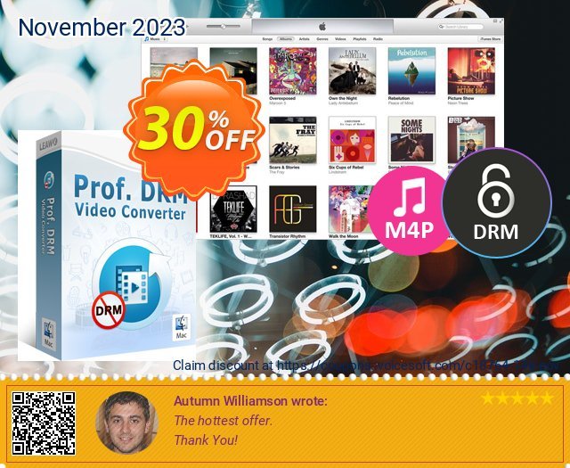 Leawo Prof. DRM Video Converter For Mac discount 30% OFF, 2024 Easter offering sales. Leawo coupon (18764)