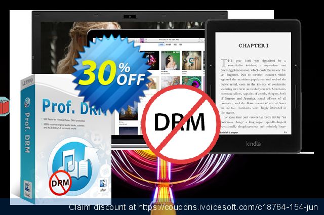 Get 30% OFF Leawo Prof. DRM eBook Converter For Mac offering deals