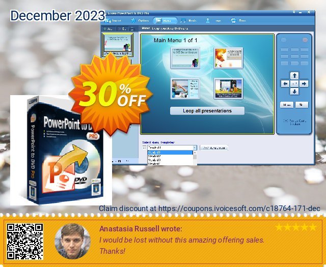 Get 30% OFF Leawo PowerPoint to DVD Standard offering sales