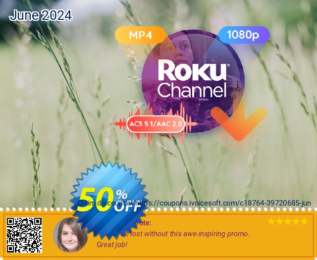 CleverGet Roku Channel Downloader for Mac discount 50% OFF, 2024 National Singles Day offering sales. 50% OFF CleverGet Roku Channel Downloader for Mac, verified