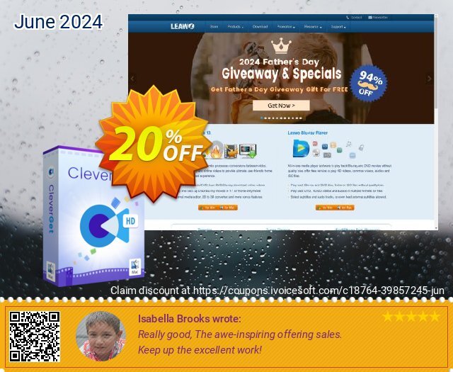 CleverGet All-In-One 9 for Mac discount 20% OFF, 2024 IT Professionals Day promotions. CleverGet All-In-One 9 for Mac Exclusive discounts code 2024