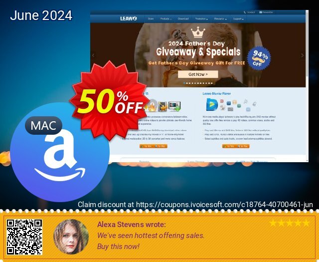 CleverGet Amazon downloader for Mac discount 50% OFF, 2024 Talk Like a Pirate Day offering sales. O_CG AMD for Mac Marvelous deals code 2024