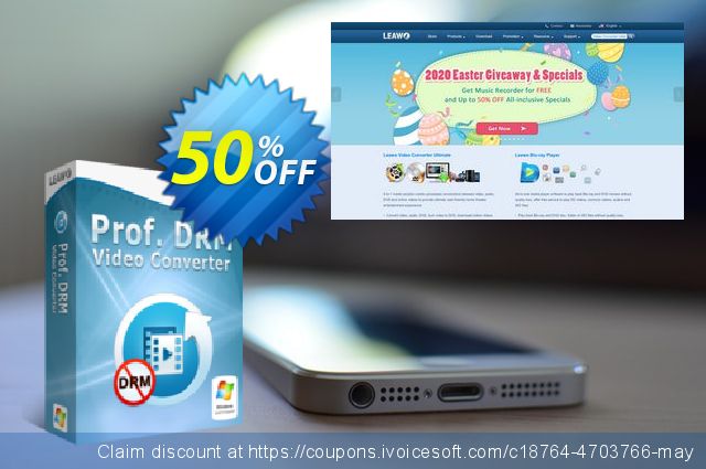 Get 100% OFF Leawo Prof. DRM Video Converter offering sales