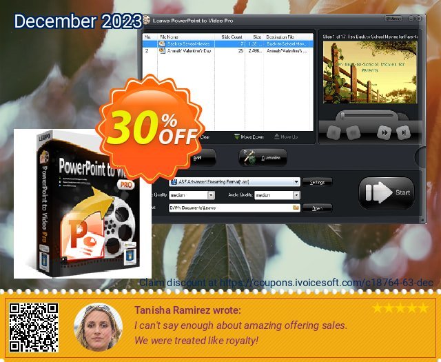 Get 30% OFF Leawo PowerPoint to Youtube offering deals