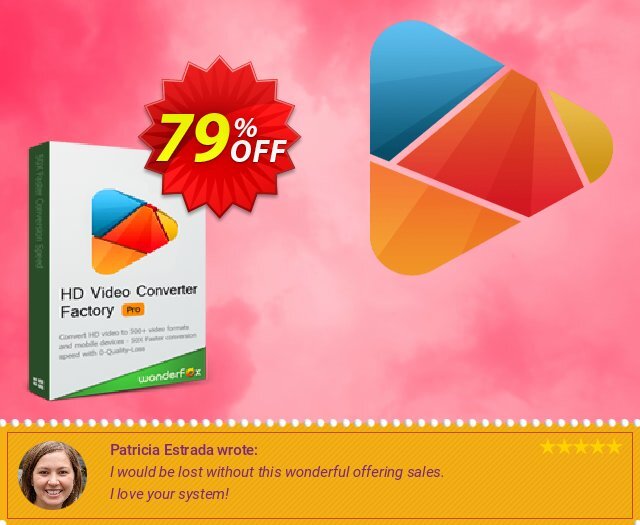 HD Video Converter Factory Pro discount 79% OFF, 2024 Mother Day offering sales. AoaoPhoto Video Watermark (18859) discount