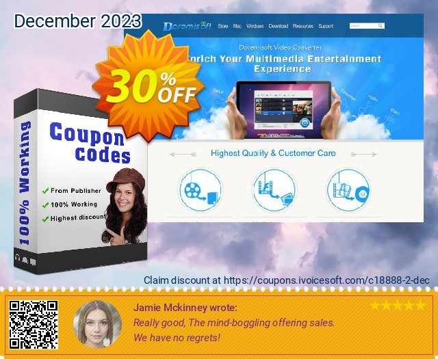 Doremisoft DVD Ripper for Mac discount 30% OFF, 2024 Easter Day offering sales. Doremisoft Software promotion (18888)