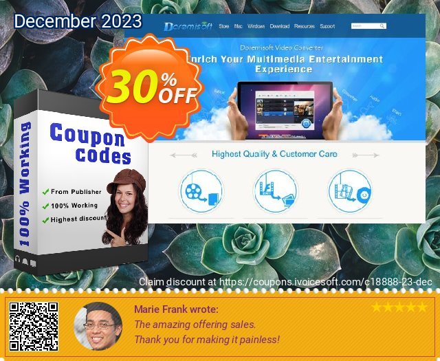 Doremisoft Mac Video to iTunes Converter discount 30% OFF, 2024 World Ovarian Cancer Day discounts. Doremisoft Software promotion (18888)