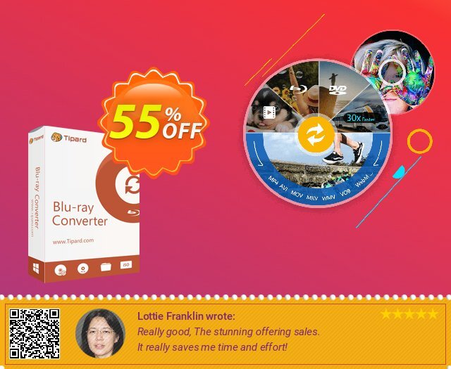 Tipard Blu-ray Converter Lifetime 惊人的 产品销售 软件截图